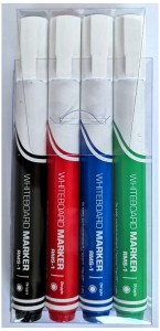 Marker suchościeralny komplet 4-kol. w etui, Rystor