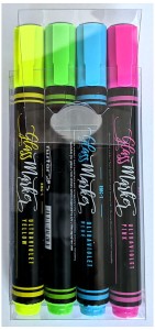 Marker do szkła 4 szt, w etui RMG-1/CDPG, Rystor
