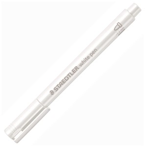 Marker metaliczny okrągła końcówka M biały, Staedtler