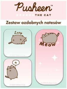 Zestaw notesów 30k 3szt. Pusheen, St.Majewski