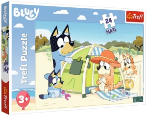 Puzzle 24 Maxi - Wspaniały dzień Bluey 14357, Trefl