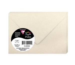 Koperty 75x100 krem-perł.POLLEN 54040 20szt.