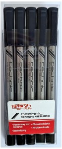 Cienkopisy kreślarskie  kpl. 5 szt., Rystor