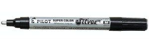 Marker olejny M 2 mm srebr.Medium, Pilot
