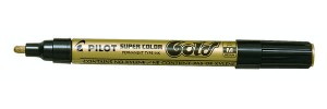 Marker olejny M 2 mm złoty, Pilot