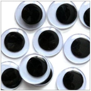 Oczy okrągłe 20mm 25szt Dekor-Art