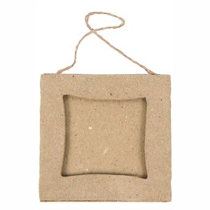 Mini ramka do zawieszenia - środek kwadratowy 8 x 8cm (wew. śr. 5,5). CD691, Decopatch