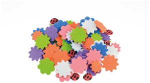 Naklejki z pianki kwiatki 1 PVC01 Brewis