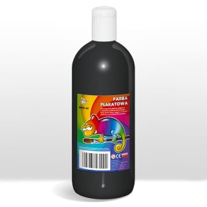 Farba plakatowa 500 ml butla czarna, Otocki