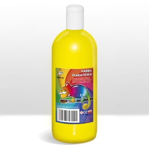 Farba plakatowa 500 ml butla żółta, Otocki