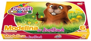Modelina 6-kol.kostka , Koma Plast