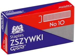 Zszywki nr 10 op. 1000 szt., Grand