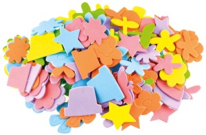 Naklejki z pianki Kwiaty & Figury. PVC28, Brewis