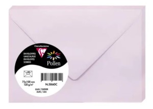 Koperty 75x100 liliowy POLLEN 5860 20szt.