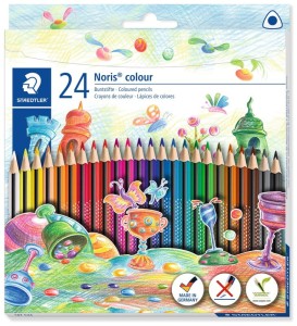 Kredki 24-kol. trójkątne Noris Colour (Wopex) , Staedtler