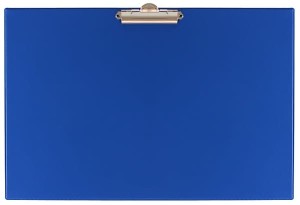 Deska z klipsem na długim boku A3 niebieska KH-21, Biurfol
