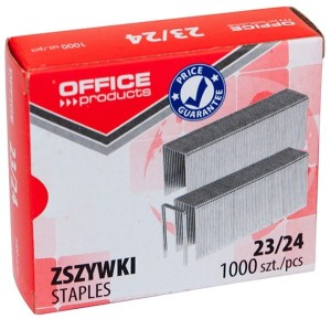 Zszywki 23/24, 1000szt., Office Products