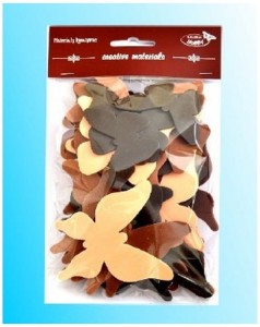 Motyle 62-92mm miks 52 szt tonacja brązowa DM-M106, Galeria Hobby