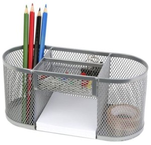 Przybornik 5A Z9087 srebrny z siatki metalowej, NET