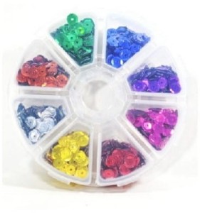 Cekiny 6mm 40g 8-kol ., Galeria Hobby