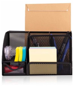 Przybornik 6B Z9065 srebrny z siatki metalowej, NET