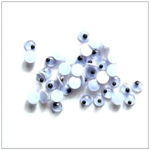 Oczka ruchome, okrągłe, 4 mm, 100 szt., D-A-S