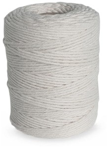Sznurek bawełniany do makramy 2 mm 250g, biały (naturalny), Linsznur