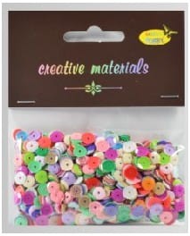 Cekiny 6mm, 20g miks kolorów nieprzeźroczystych, Galeria Hobby