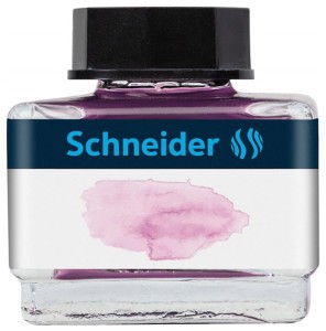 Atrament do pióra szklany kałamarz, 15ml, liliowy, Schneider