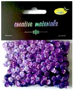 Cekiny 6mm holograficzne, 20g lila, Galeria Hobby