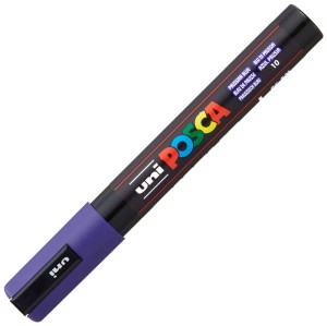 Marker pigmentowy Posca PC-5M atramentowy, Uni