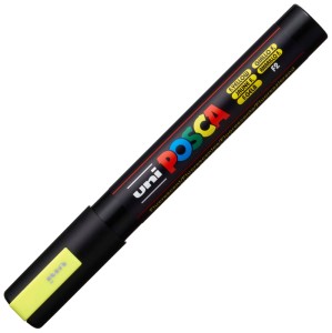 Marker pigmentowy Posca PC-5M fluo żółty, Uni