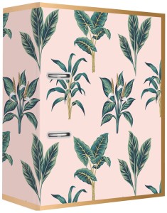 Segregator A4 2R 75mm z dźwignią Metallic Satin gold leaves, Interdruk