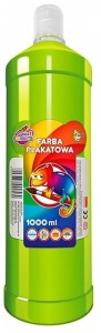 Farba plakatowa 1000 ml butla żółta, Otocki