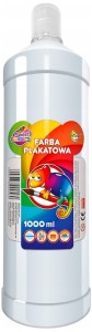 Farba plakatowa 1000 ml butla biała, Otocki