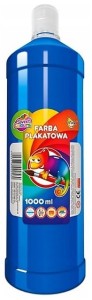 Farba plakatowa 1000 ml butla ciemno niebieska, Otocki