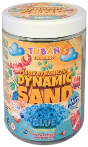 Piasek dynamiczny 1 kg. niebieski, Tuban