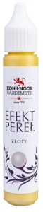 Pisak do zdobień efekt pereł 30 ml złoty, Koh I Noor