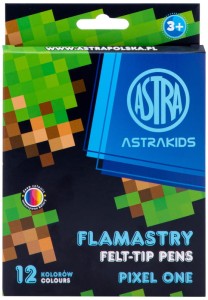 Flamastry 12-kol. Pixel One, Astra