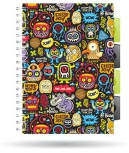 Kołonotes A5 PP Scary Stickers CoolPack, Patio