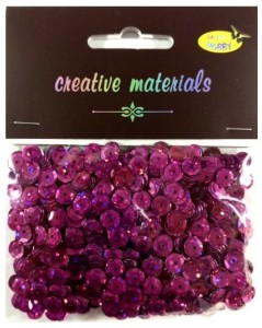 Cekiny 6mm, 20g holograficzne rózowe, Galeria Hobby