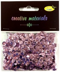 Cekiny 6mm, 20g metallic lila, Galeria Hobby