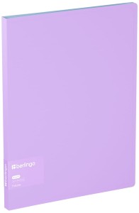 Segregator spring folder Haze, 17mm, fioletowo-różowy, z wewnętrzną kieszonką, Berlingo