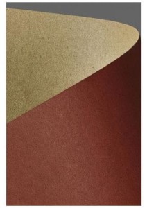Karton ozdobny Kraft czerwony 20 szt./op. 270g/m2, Galeria Papieru