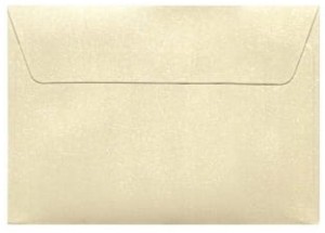 Koperta C6 mika kremowy p., 120g/m2, op. 10szt., Galeria Papieru