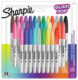 Markery Fine kpl 34-kol Glam Pop, Sharpie