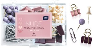 Zestaw biurowy  84 el. Nude, Interdruk