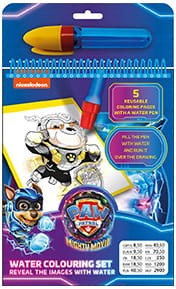 Zestaw do malowania wodą 6 el. Psi Patrol, St.Majewski