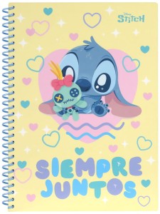 Kołonotes B5 100 k. Disney Fashion Stitch plastikowa spirala wzór 1, Patio