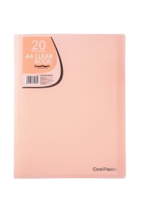 Album ofertowy A4 20 koszulek Clear Book Pastel brzoskwiniowy CoolPack, Patio